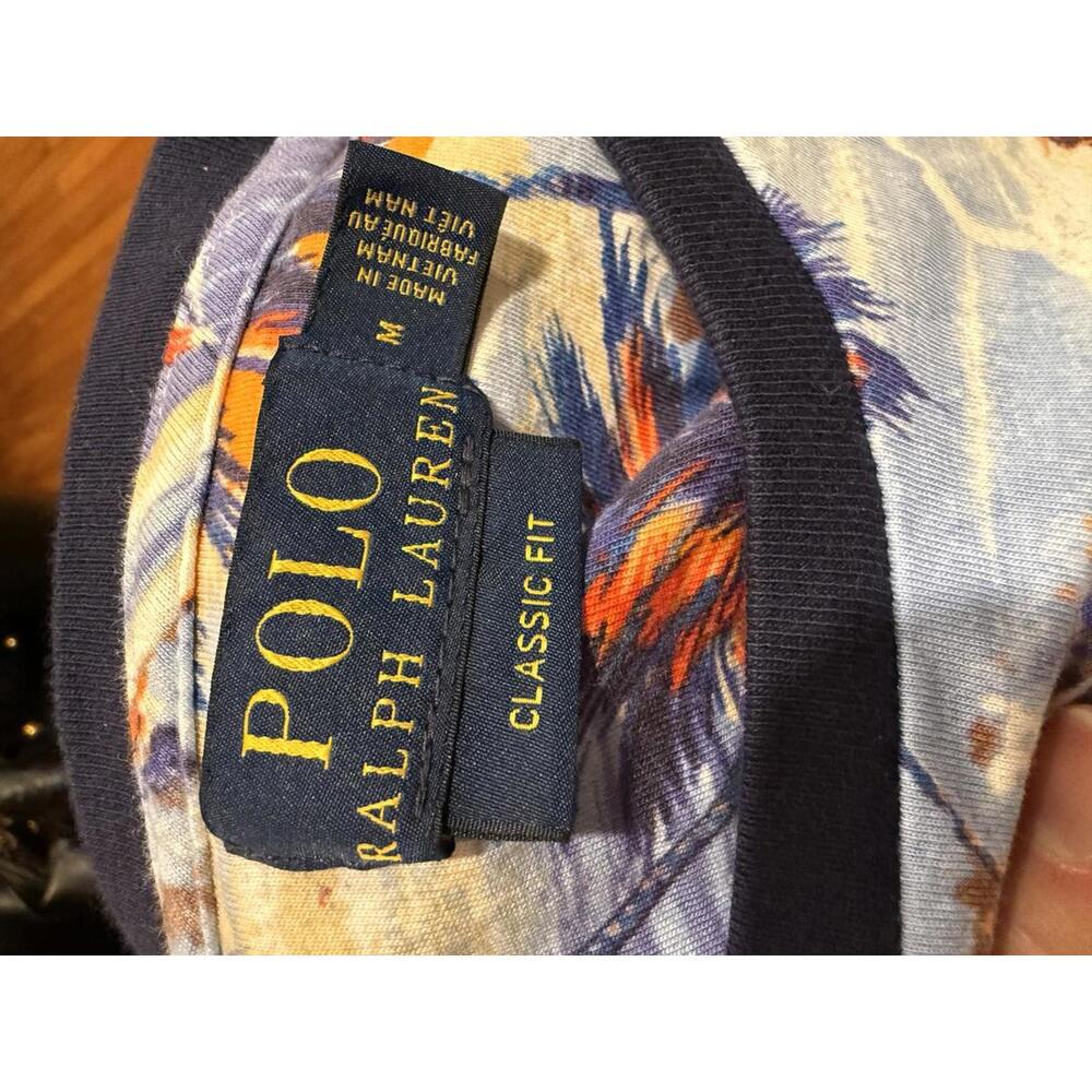 Polo Ralph Lauren Classic Fit Men's Hawaiian T-Shirt Size M - Picture 3 of 5